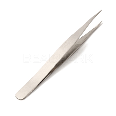 Tarnish Resistant 430 Stainless Steel Beading Tweezers X-TOOL-R017-02-1