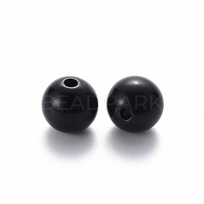 Opaque Acrylic Beads LS-X-MACR-S370-C10mm-S002-1
