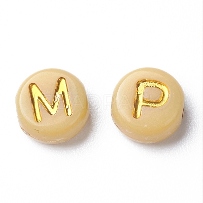 Opaque Mixed Color Acrylic Beads MACR-Q242-011A-1