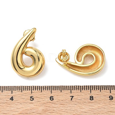 304 Stainless Steel Stud Earrings for Women EJEW-K333-23G-1