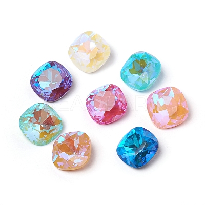 Glass Rhinestone Cabochons X-RGLA-I002-B06-1