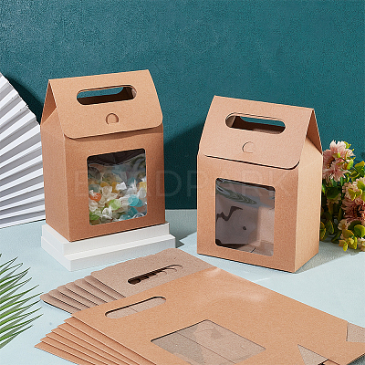Kraft Paper Gift Box CON-WH0087-90B-1