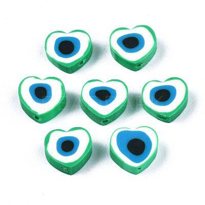 Handmade Polymer Clay Beads CLAY-T019-08A-1