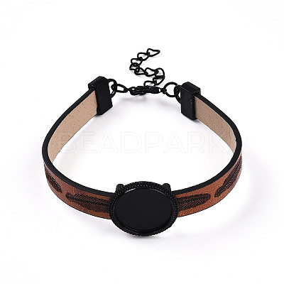 PU Leather Cord Bracelet Making MAK-TAC0002-04EB-04-1