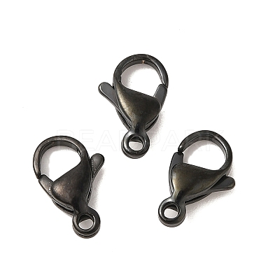 Ion Plating(IP) 304 Stainless Steel Lobster Claw Clasps STAS-AB10-B-1