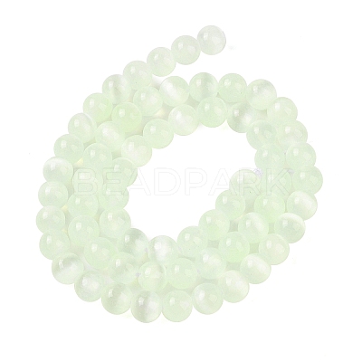 Natural Selenite Beads Strands G-C142-01A-11-1