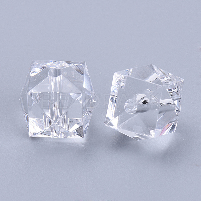 Transparent Acrylic Beads TACR-Q259-10mm-V01-01-1