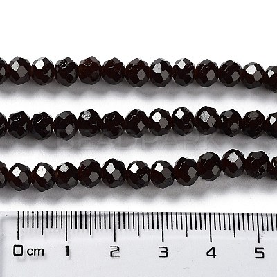 Baking Paint Imitation Jade Glass Bead Strands LS-DGLA-A034-J6MM-A11-1