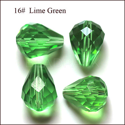Imitation Austrian Crystal Beads SWAR-F062-8x6mm-16-1