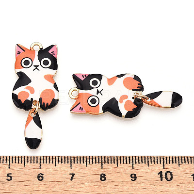 Alloy Enamel Pendants FIND-Q102-12F-1