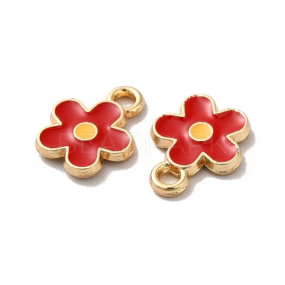Alloy Enamel Charms ENAM-D043-02G-03-1
