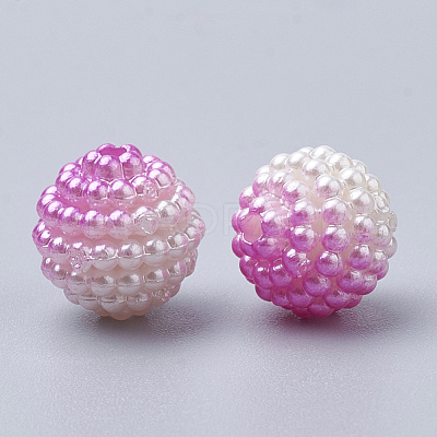Imitation Pearl Acrylic Beads OACR-T004-12mm-12-1