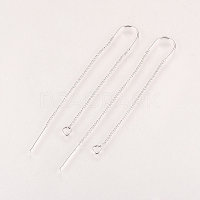 Brass Stud Earring Findings X-KK-Q735-364P-1