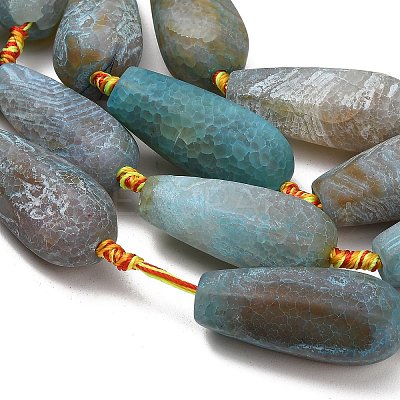 Natural Dragon Veins Agate Beads Strands G-A321-I05-01-1