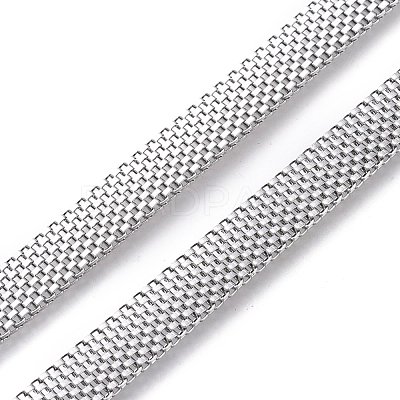 Tarnish Resistant 304 Stainless Steel Mesh Chains/Network Chains CHS-P011-11P-1