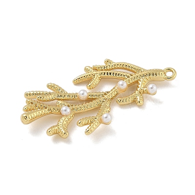 Rack Plating Brass Pendants KK-G515-67G-1