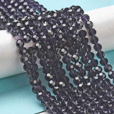 Transparent Glass Beads EGLA-A035-T6mm-D15-1