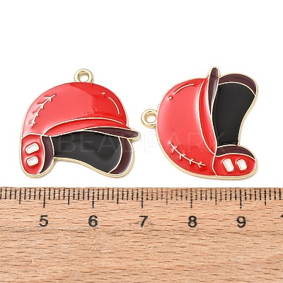 Baseball Alloy Enamel Pendants AL-CBA2679-07B-G01-1