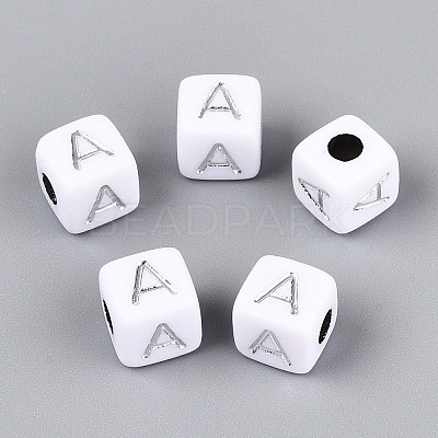 Opaque Acrylic Beads SACR-T035-03A-1
