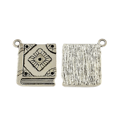Tibetan Style Zinc Alloy Pendant Rhinestone Settings TIBEP-R334-178AS-RS-1