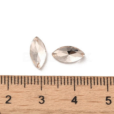 Glass Rhinestone Cabochons RGLA-P037-09B-D261-1