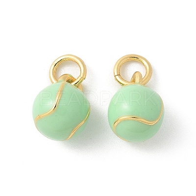 Brass Enamel Pendants KK-P294-38G-04-1