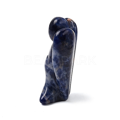 Natural Sodalite Angel Figurine DJEW-N006-01A-34-1