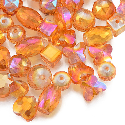 Transparent Glass Beads EGLA-N002-49-B04-1