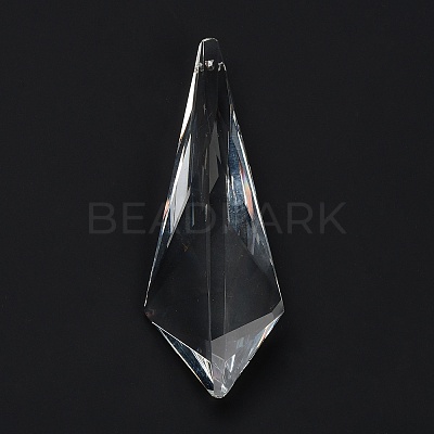 Transparent Glass Big Pendants GLAA-R223-10-1