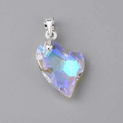 Electroplate Glass Pendants FIND-TAC0009-67S-01-1
