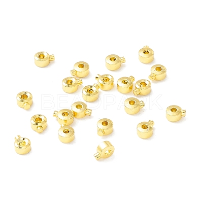 Brass Crimp Beads KK-E280-01G-1