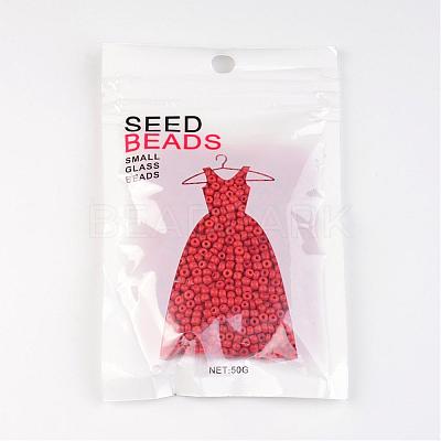 8/0 Opaque Colours Round Glass Seed Beads X-SEED-A010-3mm-45-1