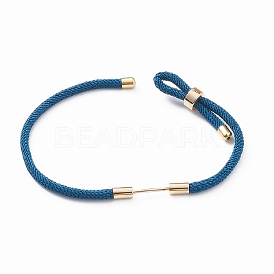 Braided Nylon Cord Bracelet Making MAK-A017-D01-05G-1