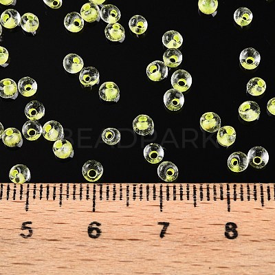 8/0 Inside Colours Transparent Glass Seed Beads X1-SEED-T007-06C-1