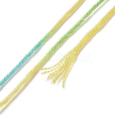 10 Skeins 6-Ply Polyester Embroidery Floss OCOR-K006-A22-1