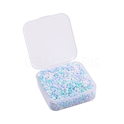 3 Colors 8/0 Opaque Glass Seed Beads SEED-YW0001-42B-1