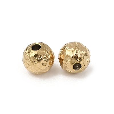 Textured 304 Stainless Steel Beads STAS-I358-10G-01-1