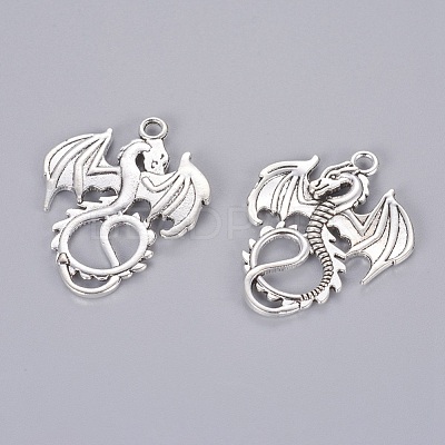 Tibetan Style Alloy Pendants X-TIBE-Q050-64AS-LF-1