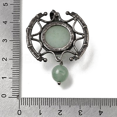 Natural Green Aventurine Pendants GG-CBA7610-03AS-05-1
