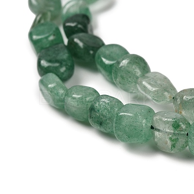 Natural Green Strawberry Quartz Beads Strands G-P497-01E-23-1