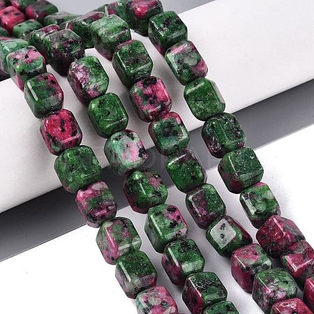 Natural Ruby in Zoisite Beads Strands G-Q608-10J-1