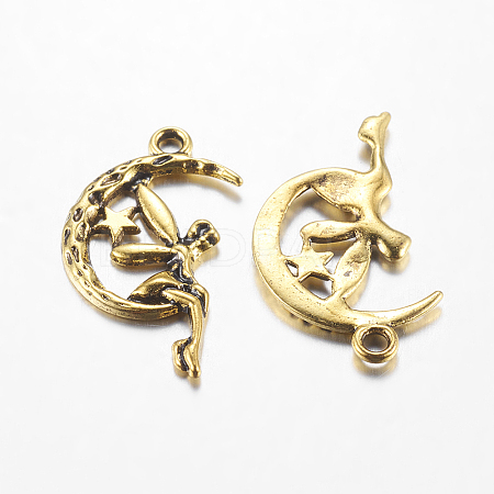 Zinc Alloy Fairy Sprite Charms LS-PALLOY-A18526-AG-LF-1