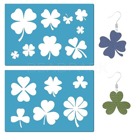 Acrylic Earring Handwork Template DIY-WH0359-012-1