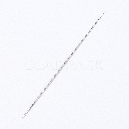 Iron Open Beading Needle IFIN-P036-01A-1