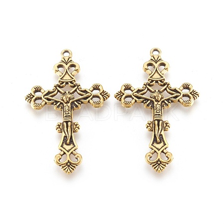 Tibetan Style Alloy Pendants GLF1299Y-NF-1