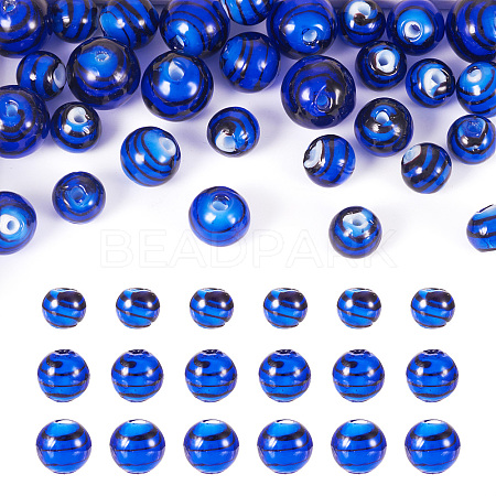 32Pcs Handmade Lampwork Beads LAMP-TA0001-56D-1