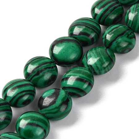 Synthetic Malachite Beads Strands G-T047-A10-01-1