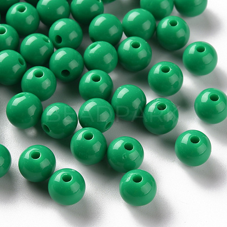 Opaque Acrylic Beads MACR-S370-C8mm-24-1