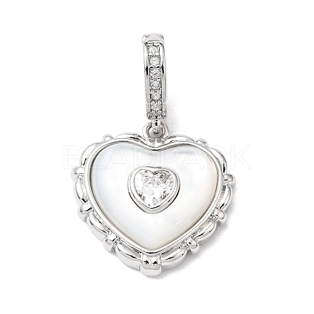 Natural Shell Pendants KK-N290-05P-1