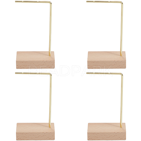 Wood with Iron Earring Displays ODIS-WH20011-002G-1
